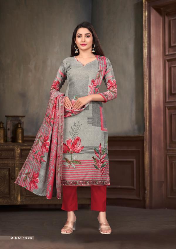 SAT Pashmina Shwal Suit Vol-13 – Dress Material